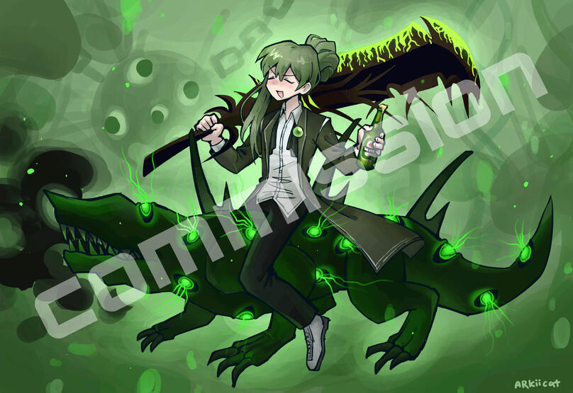 Full Body+semi complex background